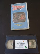 Thunderbirds VHS Video Cassette Tape Vintage Man From MI.5 Cry Wolf
