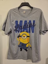 Mens novelty Minion pyjamas "Ladies Man"  Official Despicable Me.  Size L.