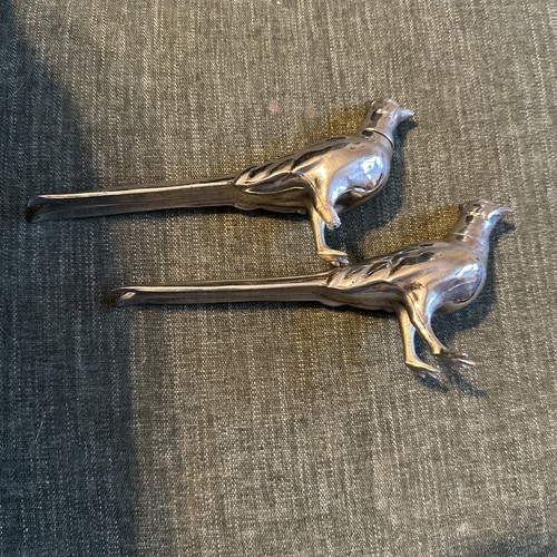 Vintage silver plated pheasant - silver,