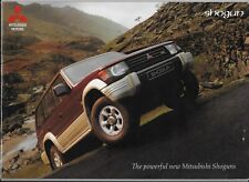 1996 Mitsubishi Shogun (Pajero/Montero) 4x4 SUV car brochure