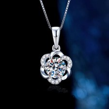 Crystal Lovely Flower Pendant