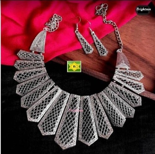 Asian silver oxidised ethnic - asian,