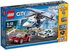 LEGO City (66550) Police “3-in-1” Super Pack (New & Unopened) 3 x Sets Included