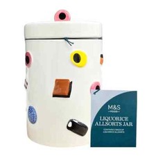 M&S Allsorts Liquorice Sweets  Jar 450g Filled with Bags of Liquorice Allsorts