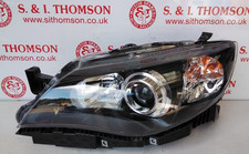 SUBARU IMPREZA MK3 (GH) LH XENON HEADLIGHT LEFT HAND NEARSIDE BLACK LENS