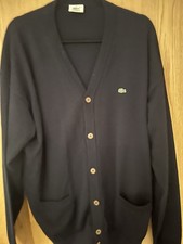 Lacoste Cardigan Blue Size 8 Vintage