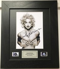 Hand crafted display featuring original 35mm film cells for Madonna fans vSR