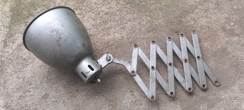 Vintage industrial scissor arm - industrial,