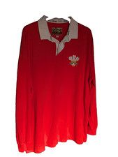 Wales Vintage Red Rugby Polo
