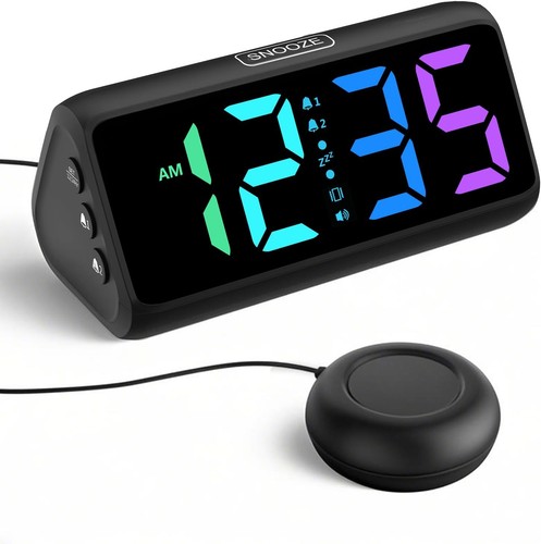 Netzu loud alarm clock for - netzu,