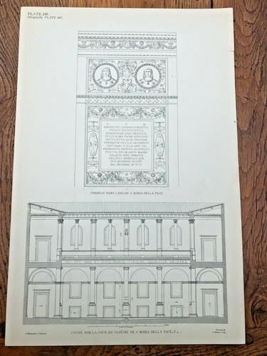 1928 print edifices de rome - 1928,