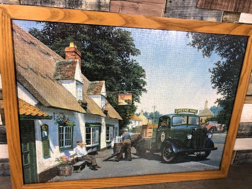 Large wood framed jigsaw - large,