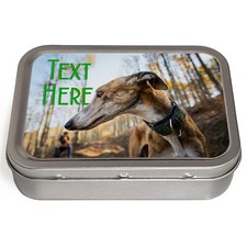 Personalised Tobacco Tin Dog