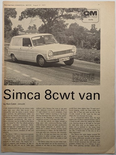 Original simca 1100 - 1100, van