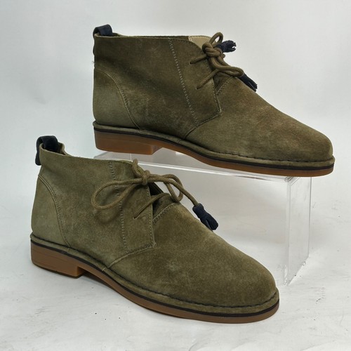 Hush puppies olive green - puppies, suede