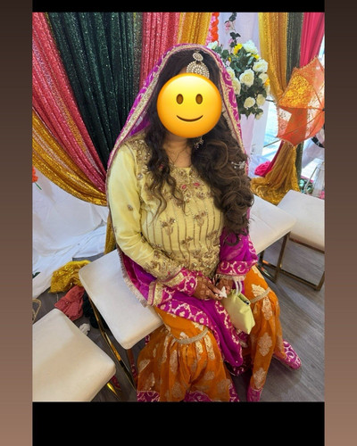 Women silk embroidered gharara - women,