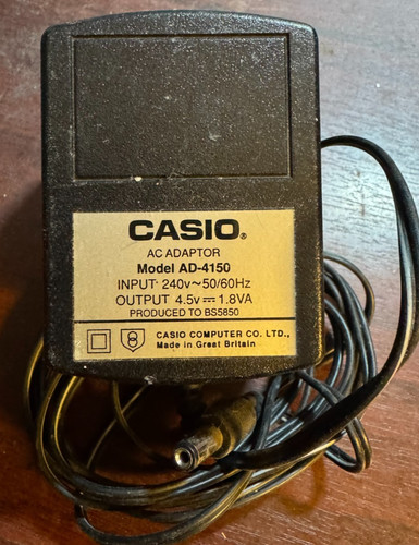 Genuine casio adaptor - casio, ac