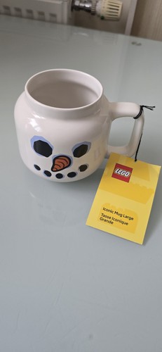 Lego snowman mug ceramic - -,