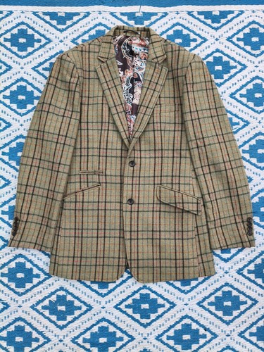 William hunt moon tweed blazer - moon,