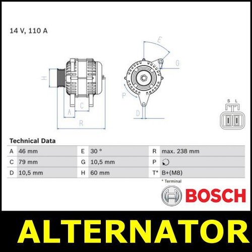 Alternator fits hyundai - alternator,