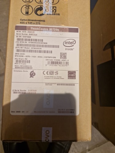 Lenovo thinkcentre m720q - lenovo, mini