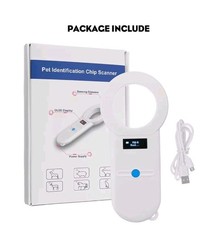 OLED Pet Scanner ISO11784/5 Pet ID Reader USB RFID Handheld Microchip Scanner
