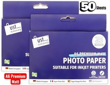 50 Sheets -6x4"  Premium Matt