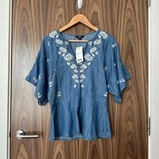 Next Blue Denim White