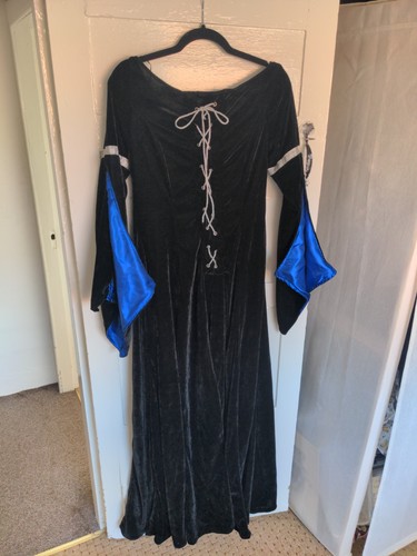 Medieval cosplay black - black, velvet
