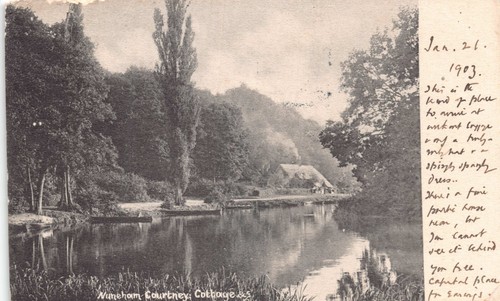Postcard nuneham courtney - nuneham,