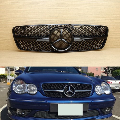 All shiny black front - front, grille