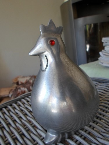 Rare vintage silver metal - vintage,