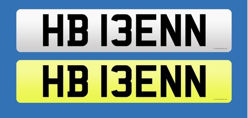 Private number plate - number, personal