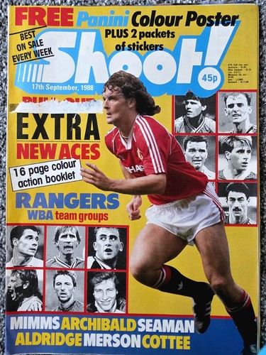 Vintage shoot football - shoot,