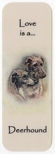 DEERHOUND DOG BOOKMARK SAME