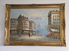 Large Framed Oil Painting