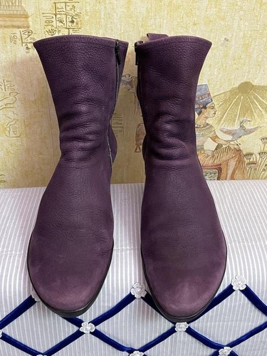 Women ark boots purple - ark, suede