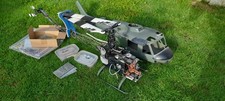 Hirobo Large Scale Radio Controlled I/C Huey UH 1-B Helicopter See Description