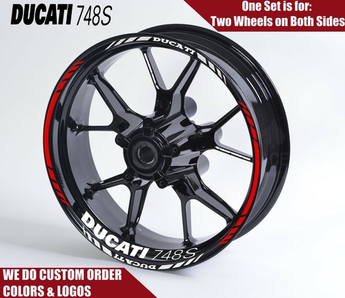 Ducati 748s wheel decals rim - ducati,