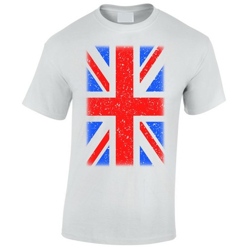 Union jack distressed - jack, t-shirt