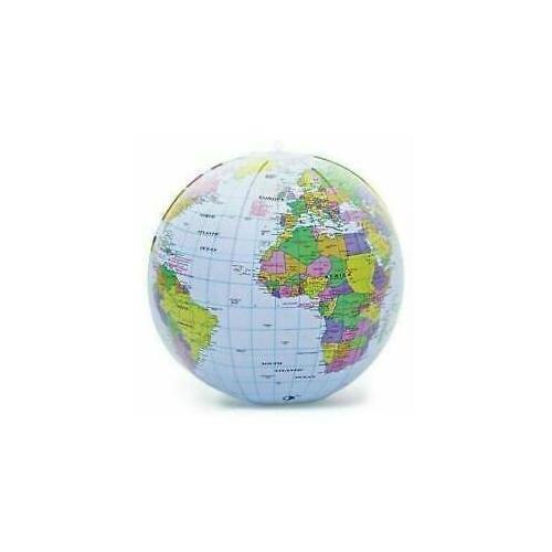 Bow globe 40cm world - world, map
