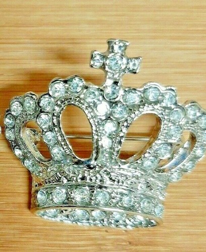 Silver plated diamante crystal - silver-plated,