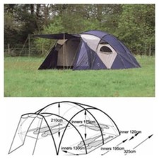 Wynnster Condor Plus 6 Berth Dome Tent - Free Delivery