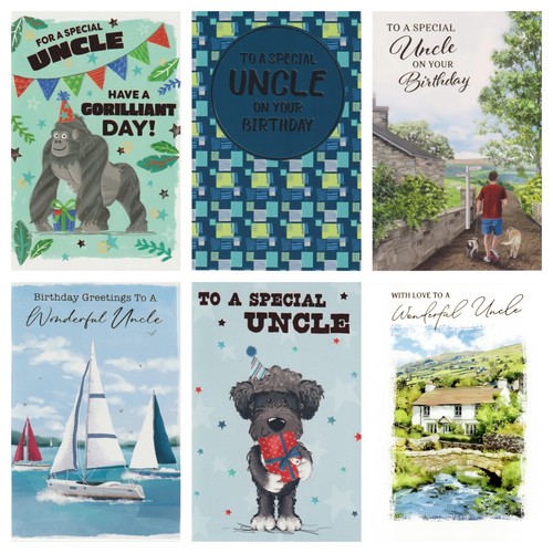 Uncle birthday card with - card,