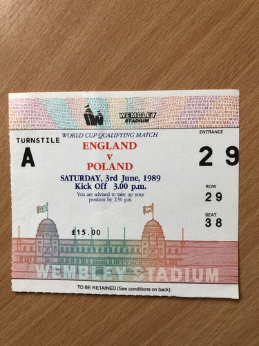 England poland 1989 - england,
