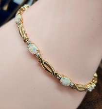 Opal And Diamond Tennis