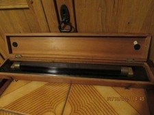 antique brass rolling rule 18"