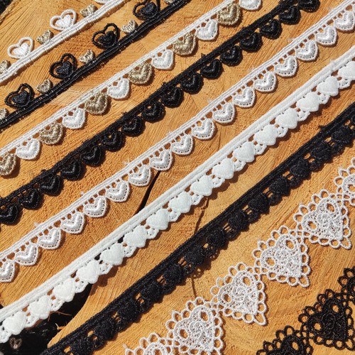 Love heart lace trim the - love,