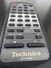 Technics cd player with remote