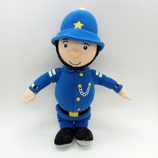 Vintage PC Plod from NODDY 8" Golden Bear Soft Toy Plush Beanie Comforter